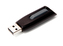 USB flash disk "V3", černá-stříbrná, 256GB, USB 3.0, 80/25 MB/sec, VERBATIM
