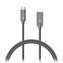 CONNECT IT Wirez Steel Knight Micro USB - USB, metallic anthracite, 1 m