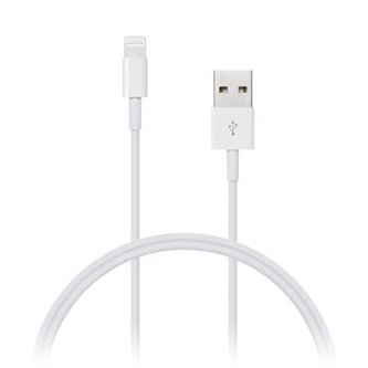 CONNECT IT Wirez Apple Lightning - USB, bílý, 2m
