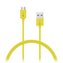 CONNECT IT Wirez COLORZ kabel micro USB - USB, 1m, žlutý