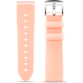 Výměnný pásek pro hodinky ALIGATOR Silikonový 16 mm Meruňkový