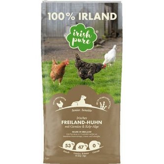 Irish Pure Senior Freiland-Huhn kuře se zeleninou a kelpou 4 kg