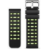Výměnný pásek pro hodinky ALIGATOR Silikonový Dual 22 mm Zelený