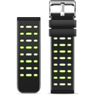 Výměnný pásek pro hodinky ALIGATOR Silikonový Dual 22 mm Zelený