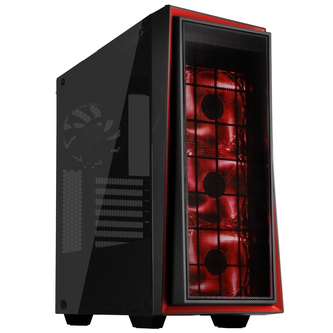 SilverStone Redline RL06BR-GP černo-červená, Midi Tower, ATX