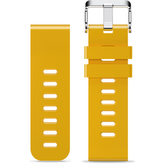 Výměnný pásek pro hodinky ALIGATOR Silikonový 20 mm Hořčicový
