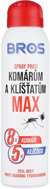 Sprej proti komárům a klíšťatům MAX 90 ml Bros