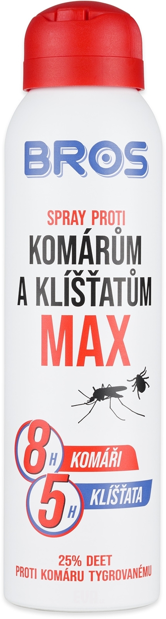 Sprej proti komárům a klíšťatům MAX 90 ml Bros