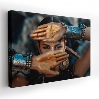 Obraz na plátně FACE I. 120x80 cm Mybesthome Obraz na plátně FACE I. 120x80 cm Mybesthome