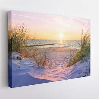 Obraz na plátně BEACH 120x80 cm Mybesthome Obraz na plátně BEACH 120x80 cm Mybesthome