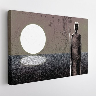 Obraz na plátně AFRICAN 120x80 cm Mybesthome Obraz na plátně AFRICAN 120x80 cm Mybesthome