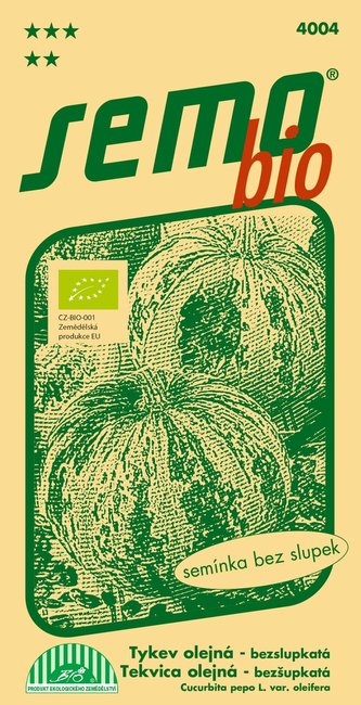 BIO Tykev olejná - Eso bezslupkatá 10s BIO Tykev olejná - Eso bezslupkatá 10s