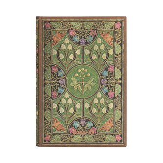 Paperblanks 18-Monatskalender 2023 Blühende Poesie Mini Horizontal. 01. Juli 2022 bis 31. Dezember 2023
