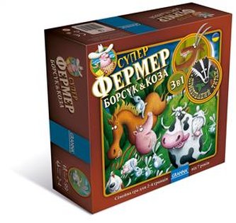 Superfarmer z borsukiem i kozą Gra 7+ Wersja ukraińska