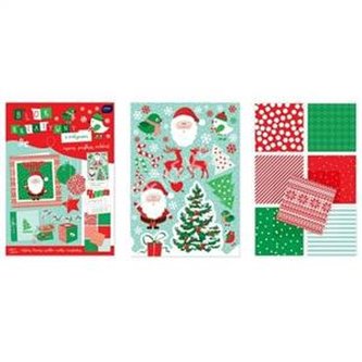 Zestaw kreatywny Interdruk A4 z naklejkami Boże Narodzenie