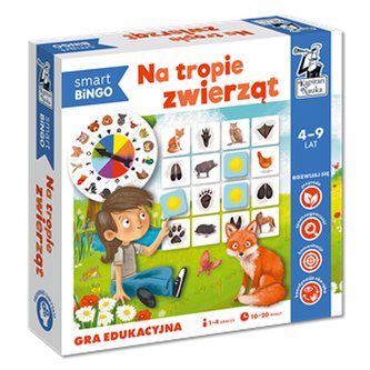 Kapitan Nauka Na tropie zwierząt Smart Bingo Kapitan Nauka Na tropie zwierząt Smart Bingo