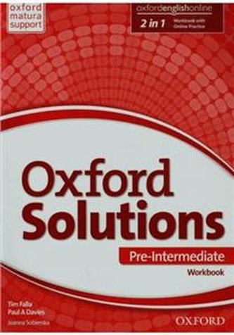 Oxford Solutions Pre-Intermediate Workbook with Online Practice