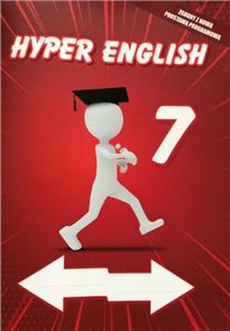 HYPER ENGLISH klasa  7- ćwiczenie edukacyjne z naklejkami Zeszyt