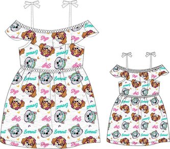 ŠATY TLAPKOVÁ PATROLA - velikost 8