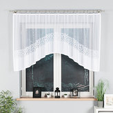 Dekorační oblouková krátká záclona DANIELA 110 bílá 300x110 cm MyBestHome