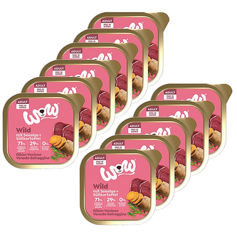 WOW paštika Zvěřina s batáty Adult 11x150g