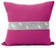 Polštář GLAM se zirkony tmavě růžová 40x40 cm Mybesthome