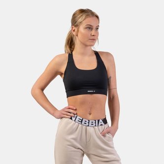 Sportovní podprsenka Active Medium Impact Black - NEBBIA - Velikost: M Sportovní podprsenka Active Medium Impact Black - NEBBIA - Velikost: M