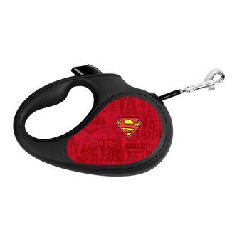 Waudog vodítko samonavíjecí DC Superman - 50kg/5m/L