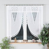 Dekorační oblouková krátká záclona ERYKA 160 bílá 160x140 cm MyBestHome