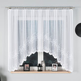 Dekorační oblouková krátká záclona BAKARO bílá 320x160 cm MyBestHome