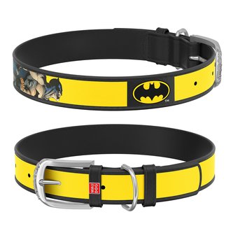 Waudog obojek kožený DC Batman logo (18-24cm/1,2cm) Waudog obojek kožený DC Batman logo (18-24cm/1,2cm)