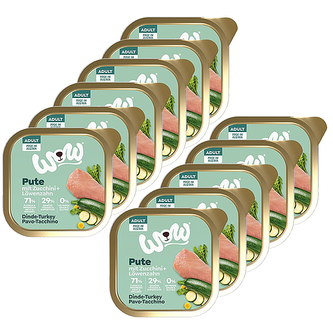 WOW paštika Krocan s cuketou Adult 11x150g