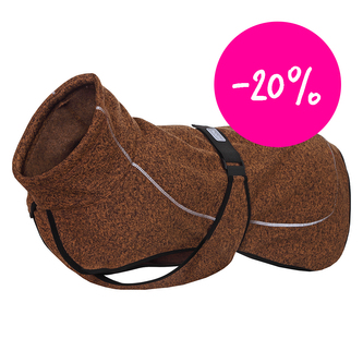 Rukka Comfy Technical úpletový kabátek hnědý 45