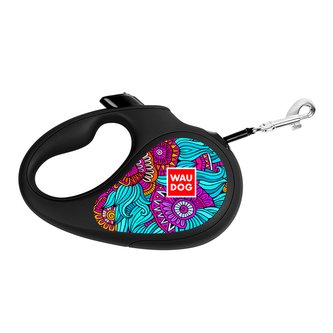 Waudog vodítko samonavíjecí Summer - 50kg/5m/L