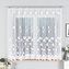 Dekorační vzorovaná záclona KARINA LINE 160 bílá 300x160 cm MyBestHome