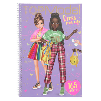 Kreativní sešit Top Model, Hayden a Malia, 165 samolepek