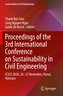 Proceedings of the 3rd International Conference on Sustainability in Civil Engineering