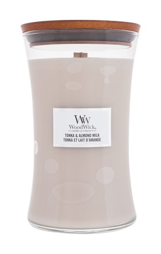 WoodWick Tonka & Almond Milk svíčka váza 609g