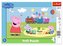 Puzzle Prasátko Peppa: Veselý vláček 15 dílků