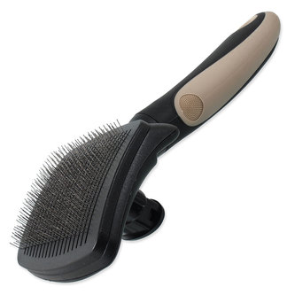 Kartáč  DOG FANTASY s drátky samočistící M/L Kartáč  DOG FANTASY s drátky samočistící M/L