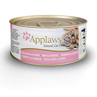 Applaws konzerva Cat Tuňák s krevetami 6x70g