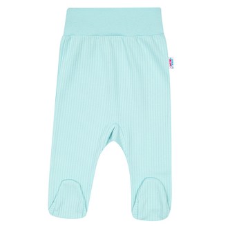 Kojenecké polodupačky New Baby Stripes ledově modrá - velikost 74 (6-9m)