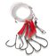 Systém pro lov okounů Circle Hook fluoro 8/0 červená