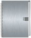 Wochen-Cheftimer A5, Alu silber 2023