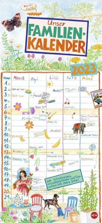 Gabi Kohwagner Unser Familienkalender 2023