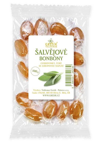 Grešík Šalvějové bonbóny 100 g
