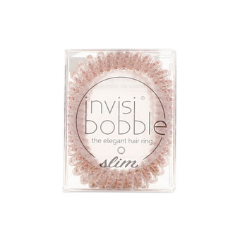 Invisibobble Slim gumička do vlasů Of Bronze and Beads - bronzová 3 ks