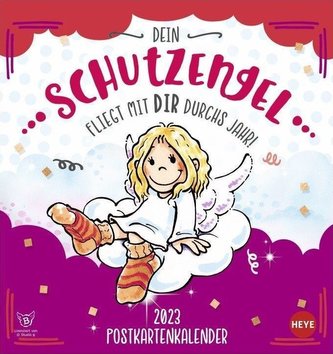 Schutzengel Postkartenkalender 2023