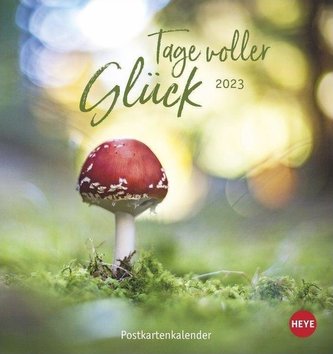 Tage voller Glück Postkartenkalender 2023