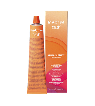 Inebrya Color permanentní barva na vlasy 8/34 Golden Copper Light Blonde 100 ml